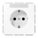 Jung CD1520NAWW Schuko-Steckdose mit Schriftfeld alpinweiss ***RESTPOSTEN***